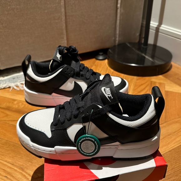 Nike Dunk Low Disrupt Black White - Women’s Size 8W, Brand New - Picture 6 of 6